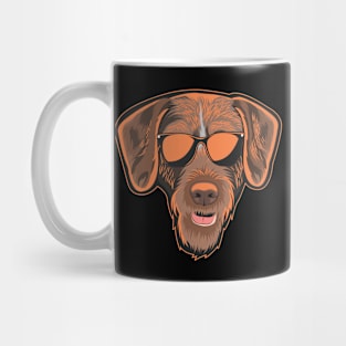 Neon Wirehaired German Pointer Vibe Mug